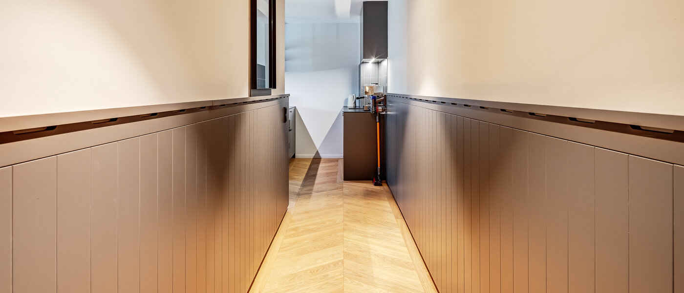 Düz München Herzogpark 02 Koridor/koridor geçidi 12674