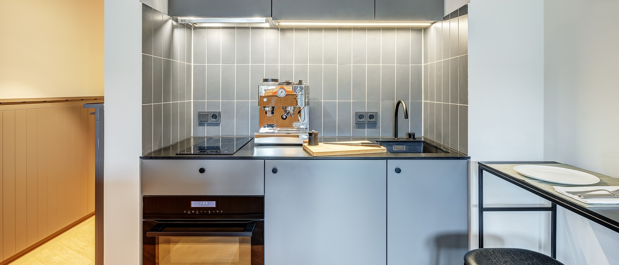 Flat München Herzogpark 01 Kjøkken 12679