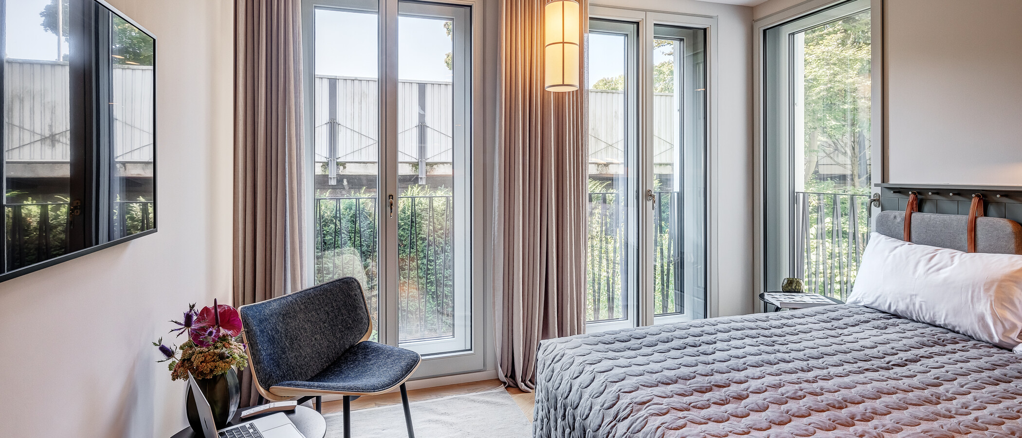 Flat München Herzogpark 01 Stue og oppholdsrom 12679
