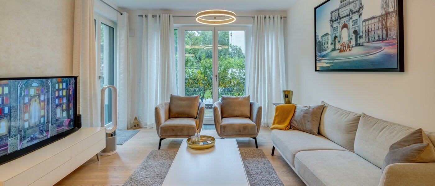 Ravna stran München Maxvorstadt - Museumsviertel 01 Dnevni prostor 12690