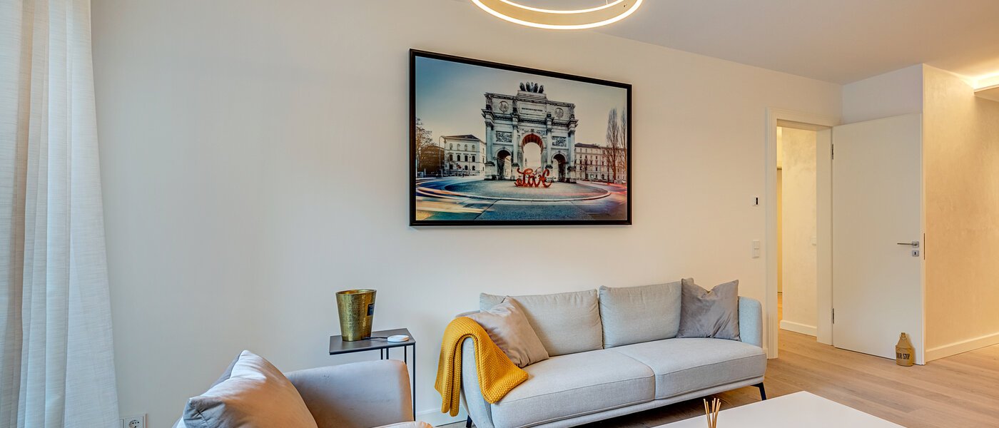 Ravna stran München Maxvorstadt - Museumsviertel 02 Dnevni prostor 12690