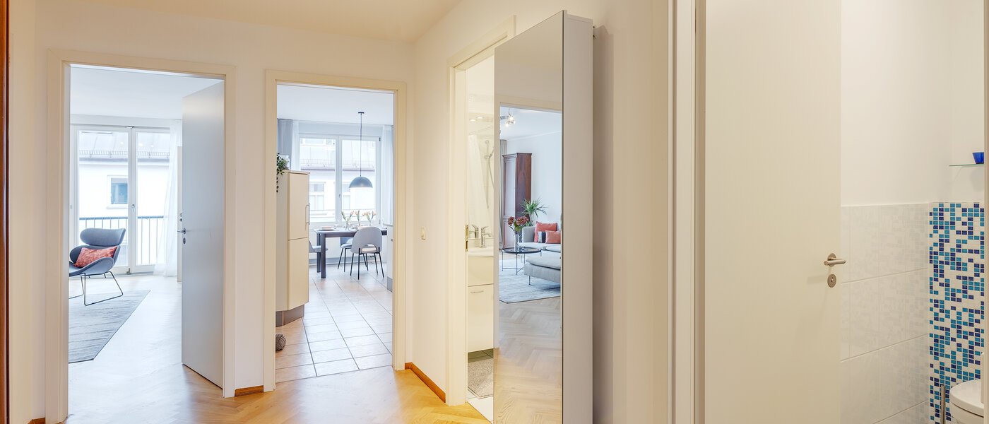 Plano München Maxvorstadt - Westen 01 Corredor/passagem 12753