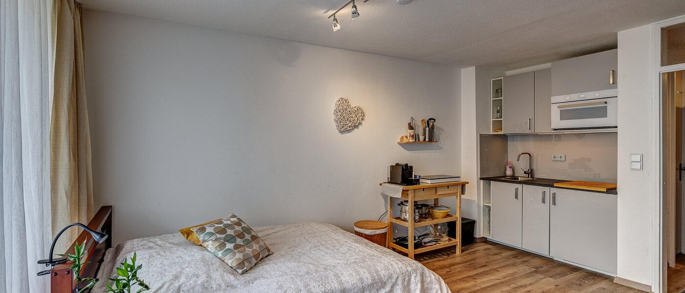 플랫 München Moosach 02 거실 공간 12754