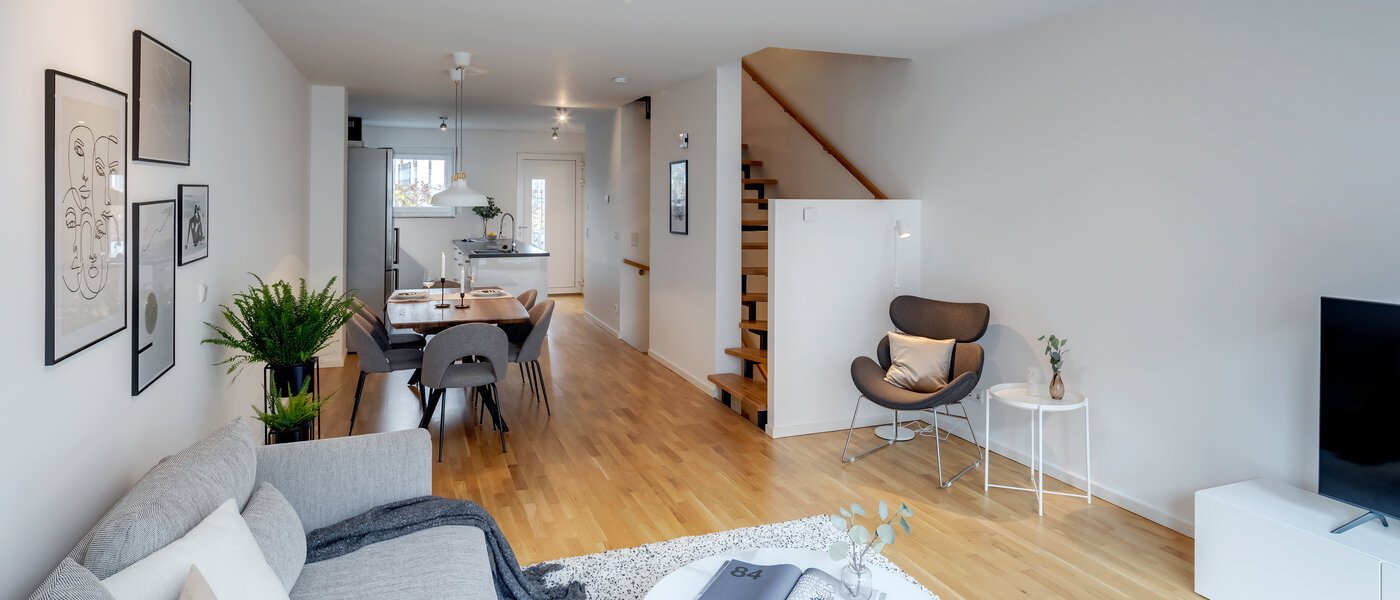 Rækkehus München Schwabing - Domagkpark 01 Opholdsområde 12793