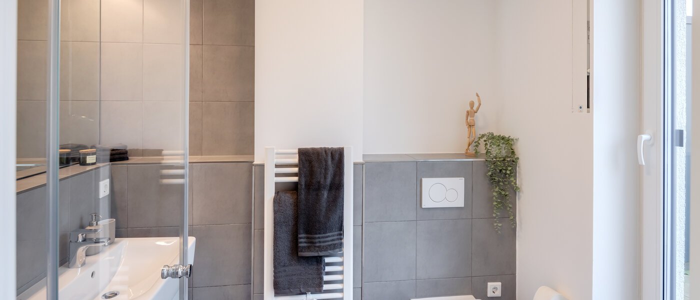 Rækkehus München Schwabing - Domagkpark 01 1. badeværelse 12793