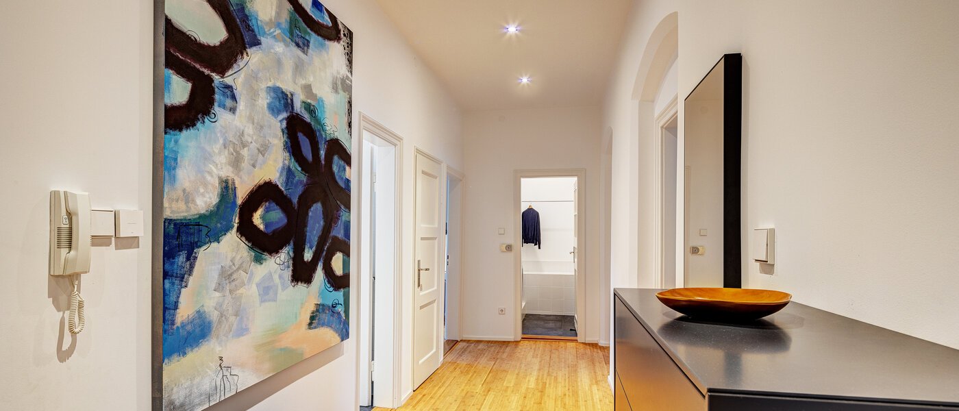 Platt München Haidhausen 02 Korridor/hallgång 12796