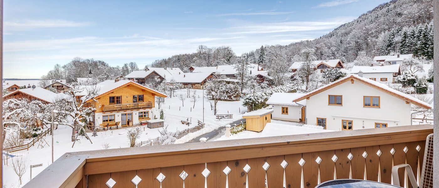 Podkrovný byt Bad Heilbrunn 02 Balkón 12824