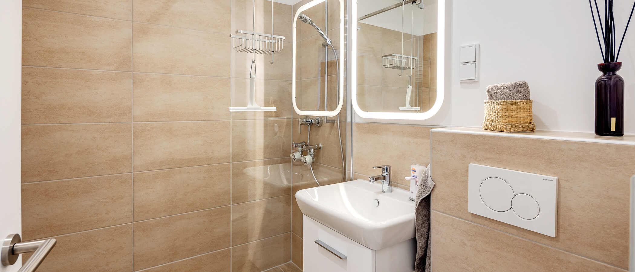 Flad München Olympiazentrum 01 Badeværelse 12868