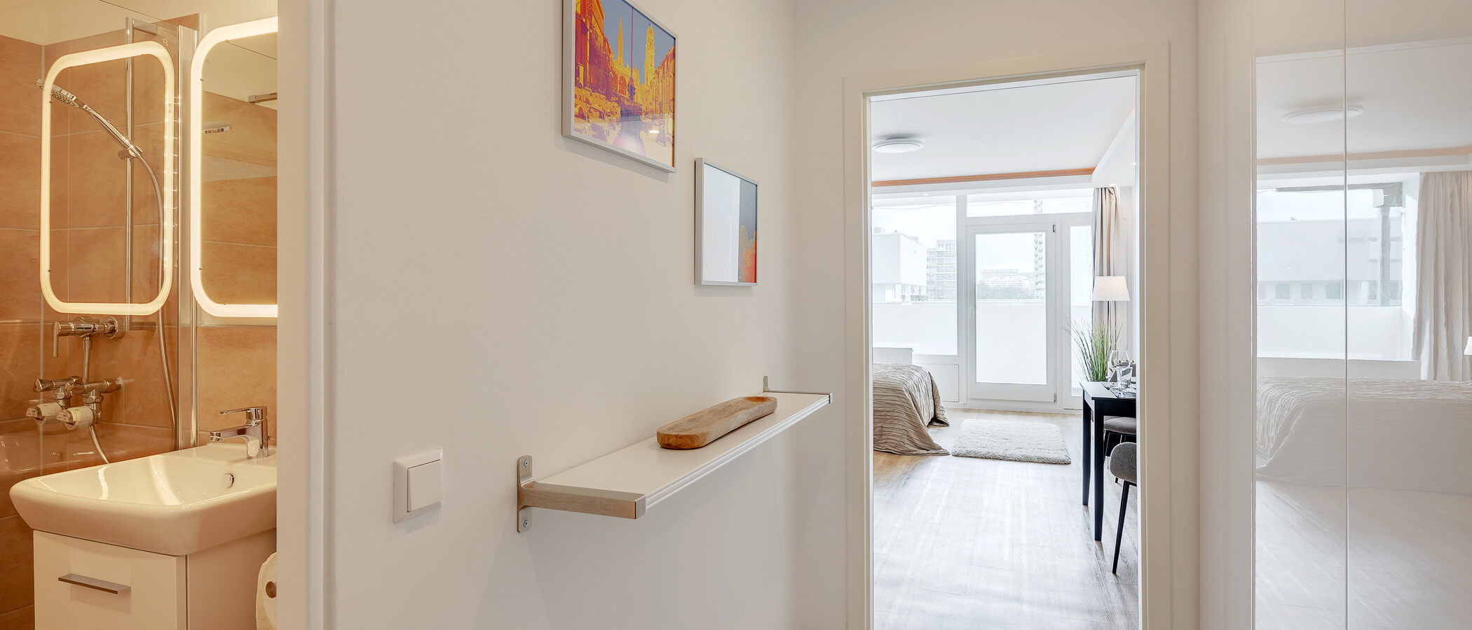 Flad München Olympiazentrum 03 Korridor/gang 12868