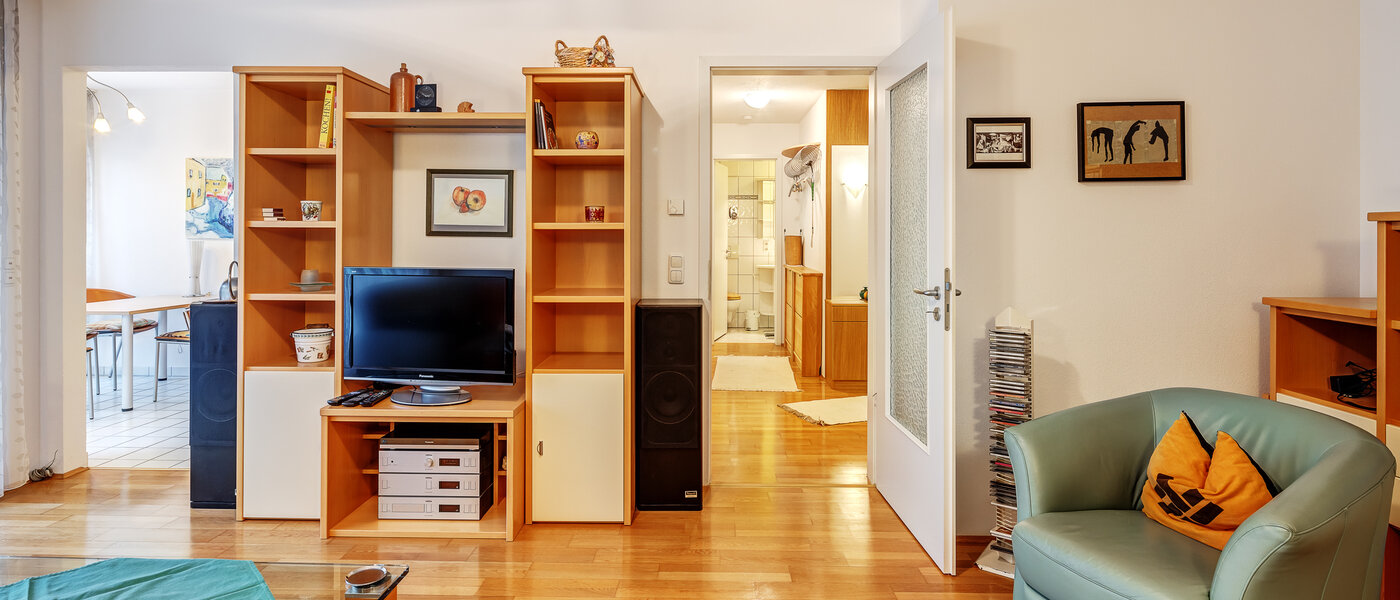 Садова квартира München Solln 02 Вітальня 12884