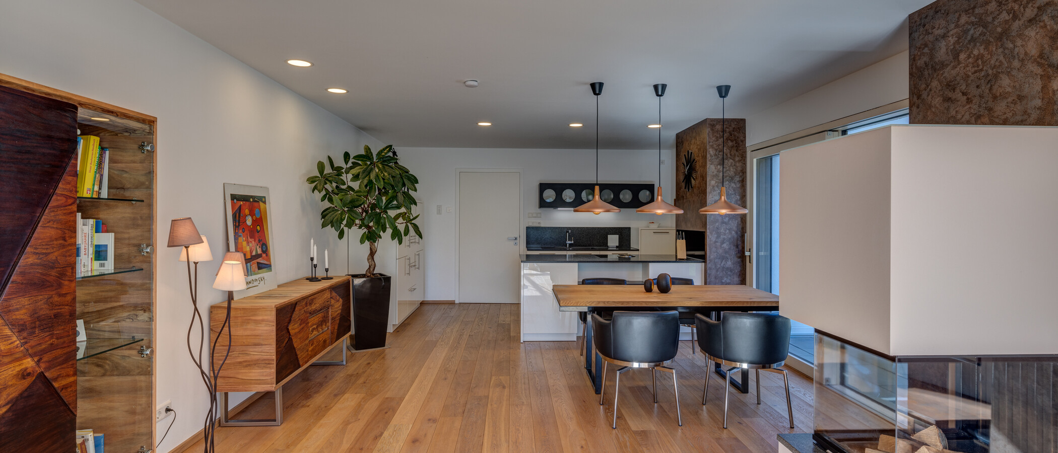 ikerház München Feldmoching 03 Nappali 12903