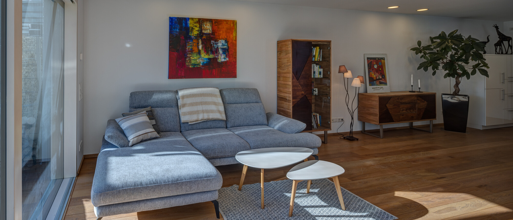 ikerház München Feldmoching 06 Nappali 12903