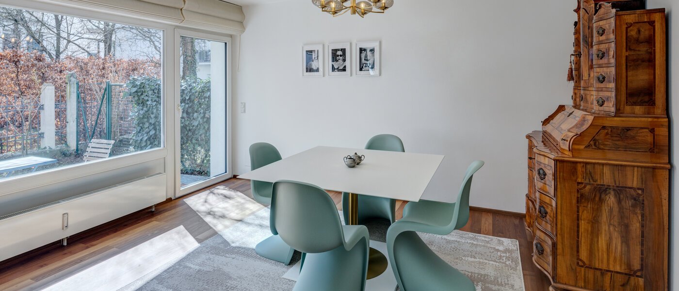 Ravna stran München Altbogenhausen 02 Jedilnica 12943