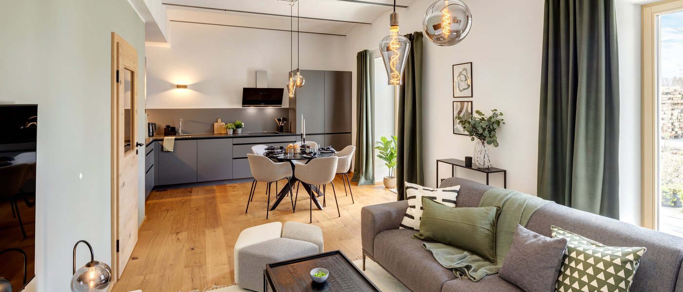 플랫 Gmund am Tegernsee 01 거실 공간 12968