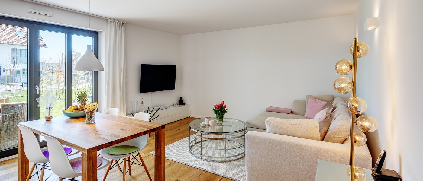 Apartamento com jardim Andechs 01 Área de estar 12988