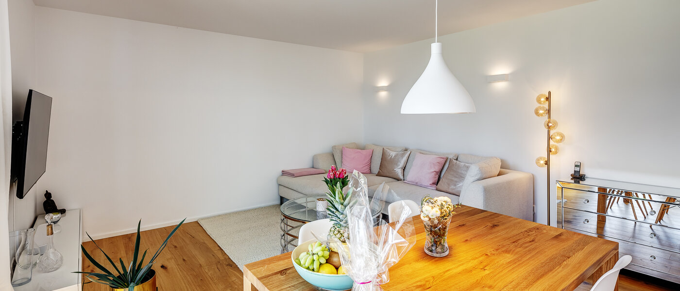 Apartamento com jardim Andechs 03 Área de estar 12988