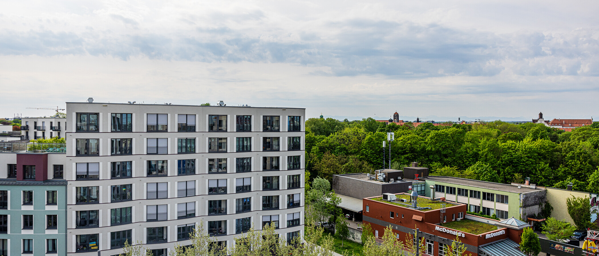 Flat München Au 07 Felles terrasse  13003