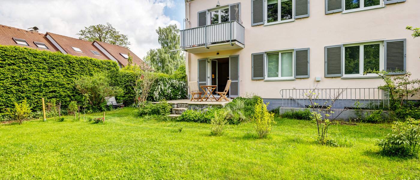 Апартамент с градина Germering 02 Градина 13004