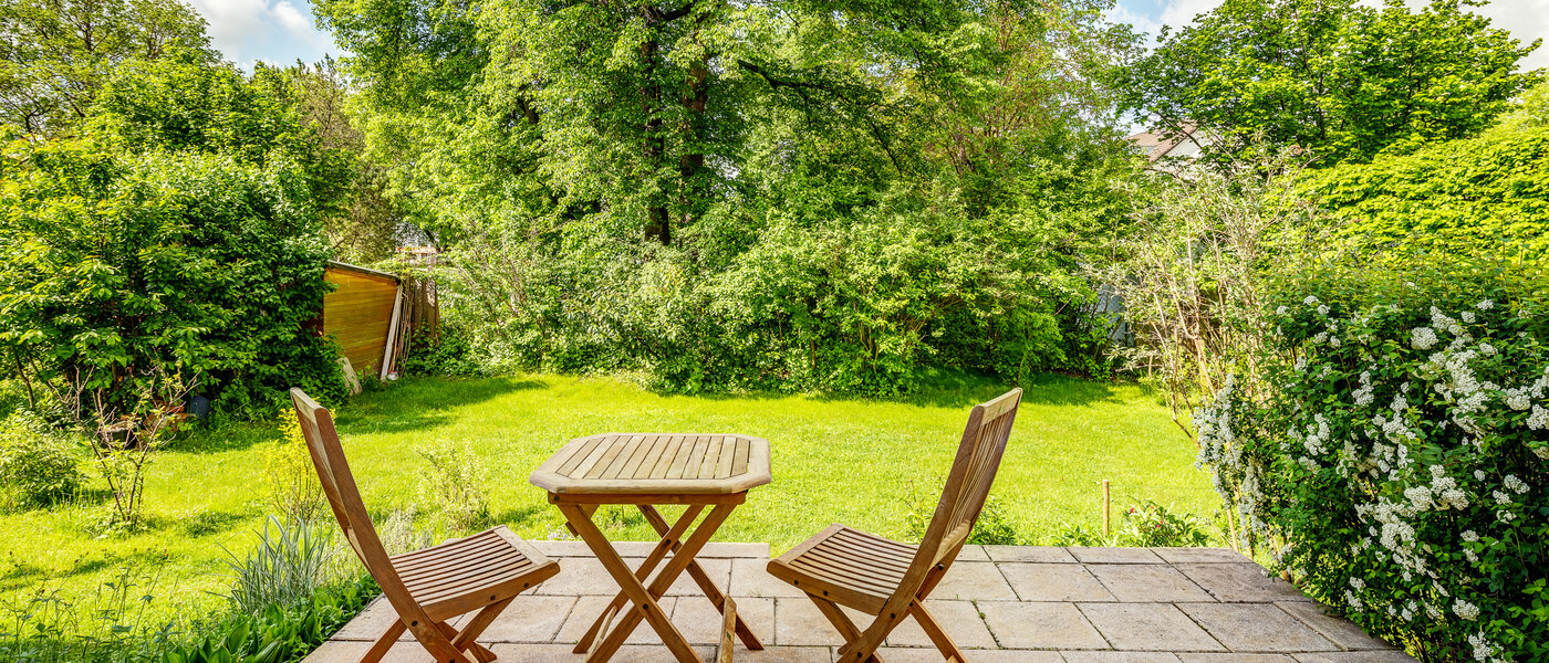 Апартамент с градина Germering 01 Тераса 13004