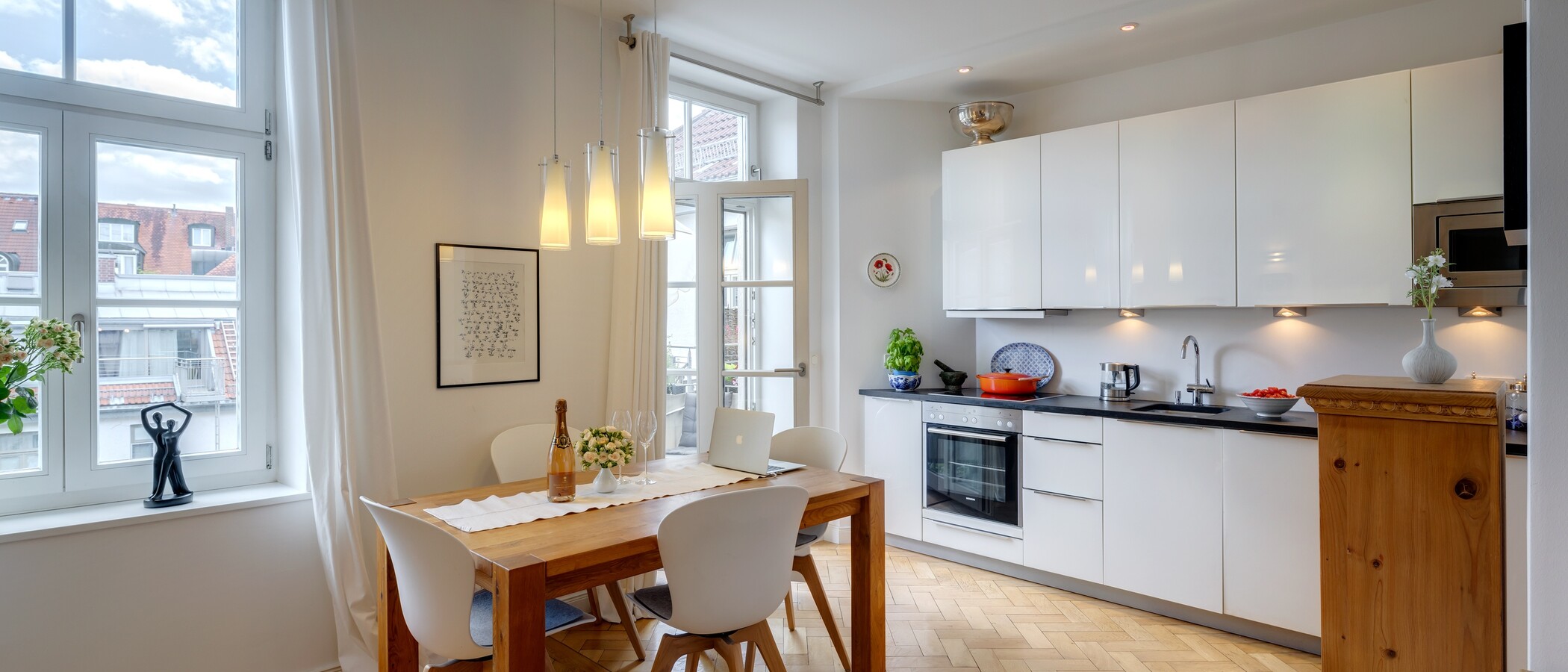 Плосък München Dreimühlenviertel 02 Кухня 13019