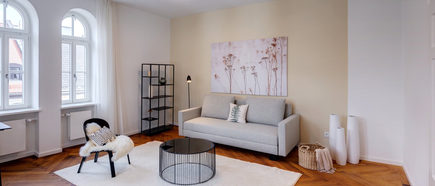 Ploché München Isarvorstadt 01 Obývací pokoj 13027