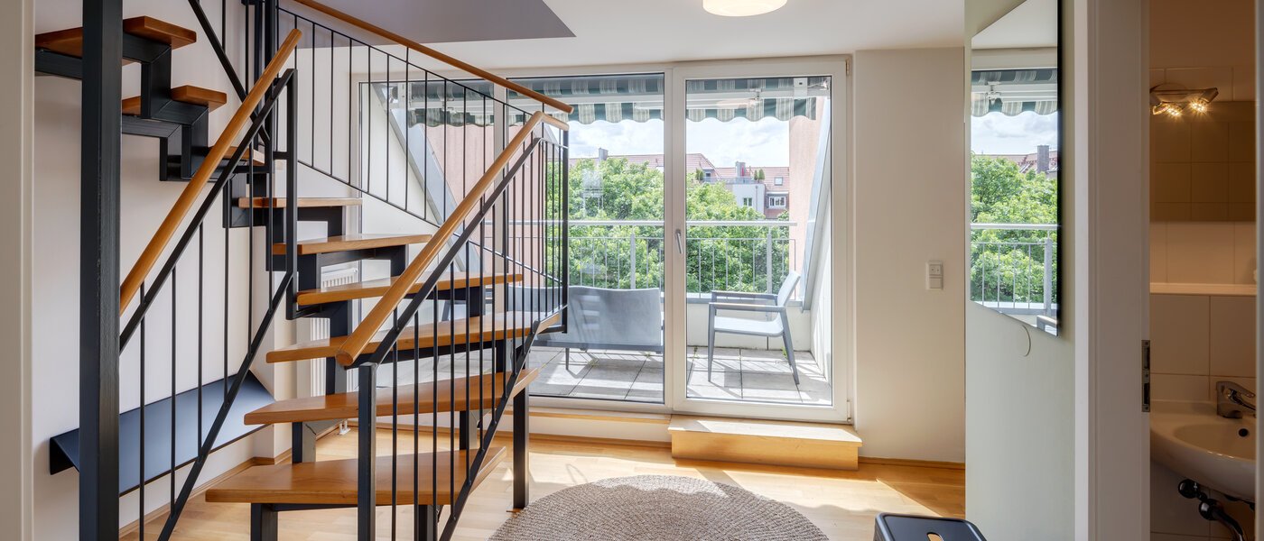 Maisonette apartament München Haidhausen 02 Coridor / hol 13031