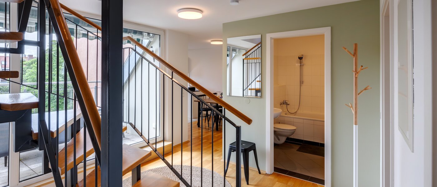 Maisonette apartament München Haidhausen 03 Coridor / hol 13031