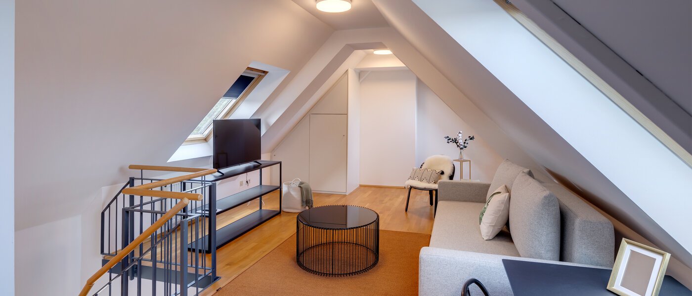 Maisonette apartament München Haidhausen 01 Zona de zi 13031