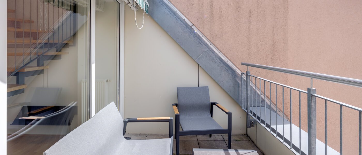 Maisonette apartament München Haidhausen 02 Terasă pe acoperiș 13031