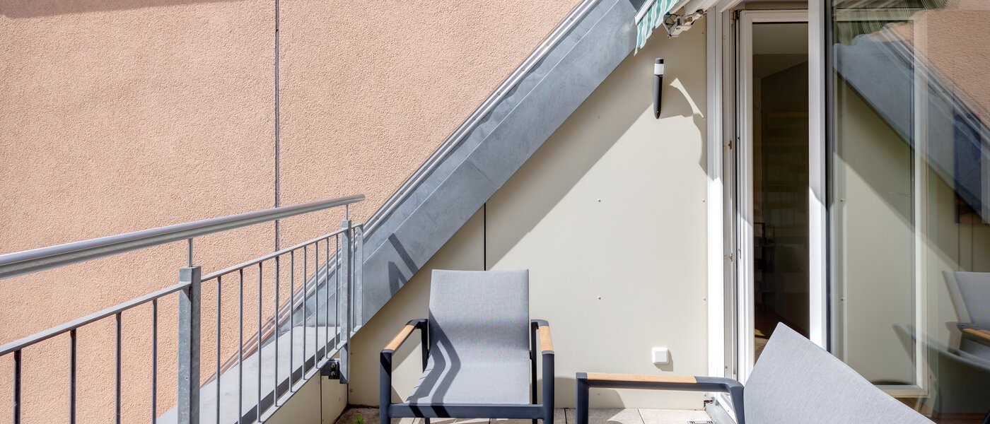 Maisonette apartament München Haidhausen 03 Terasă pe acoperiș 13031