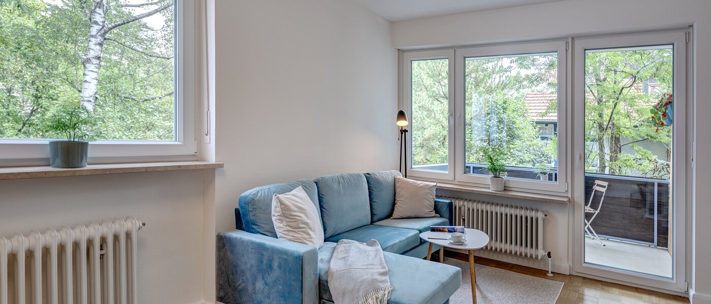 Maisonette-lägenhet München Pasing 02 Vardagsrum 13062