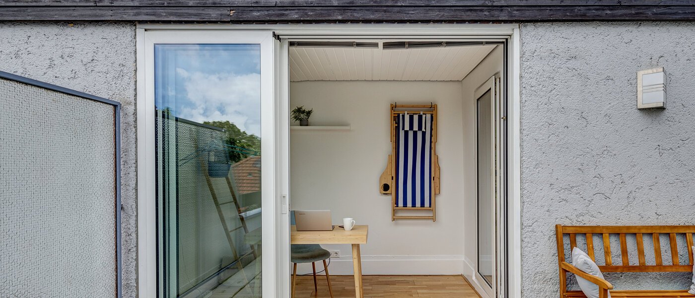 Maisonette-lägenhet München Pasing 03 Takterrass 13062