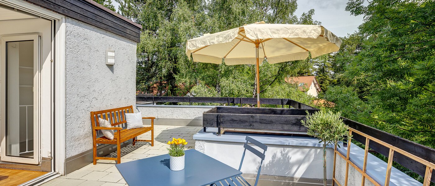 Maisonnette München Pasing 04 Dakterras 13062