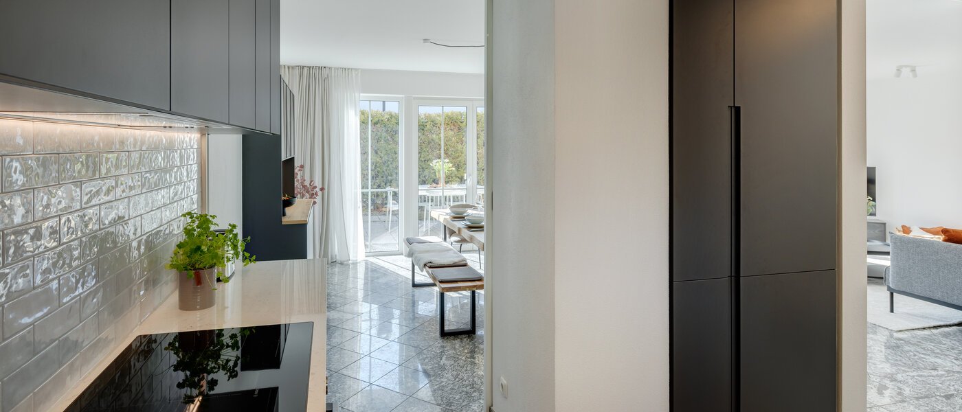 Maisonette lakás München Trudering 03 Konyha 13109