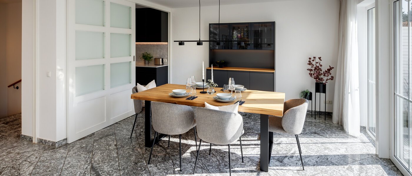 Maisonette lakás München Trudering 06 Nappali 13109