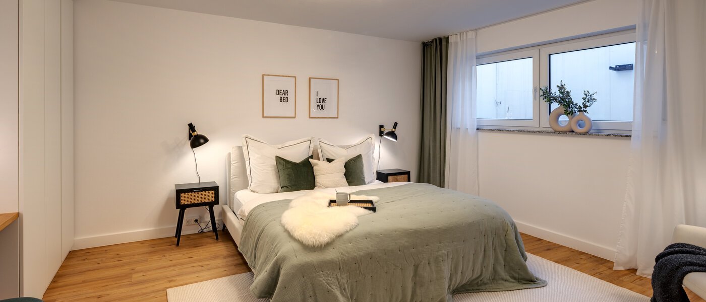 Maisonette lakás München Trudering 01 1. hálószoba 13109