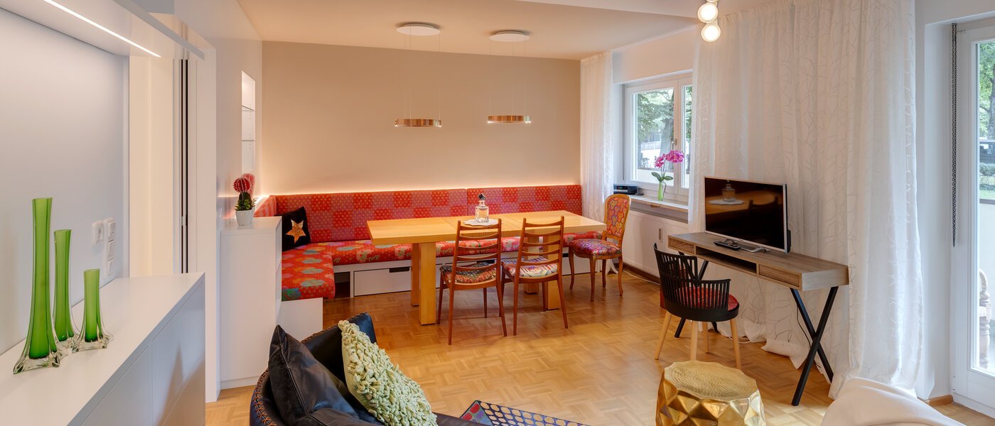 Flat München Nymphenburg 04 Stue og oppholdsrom 13111