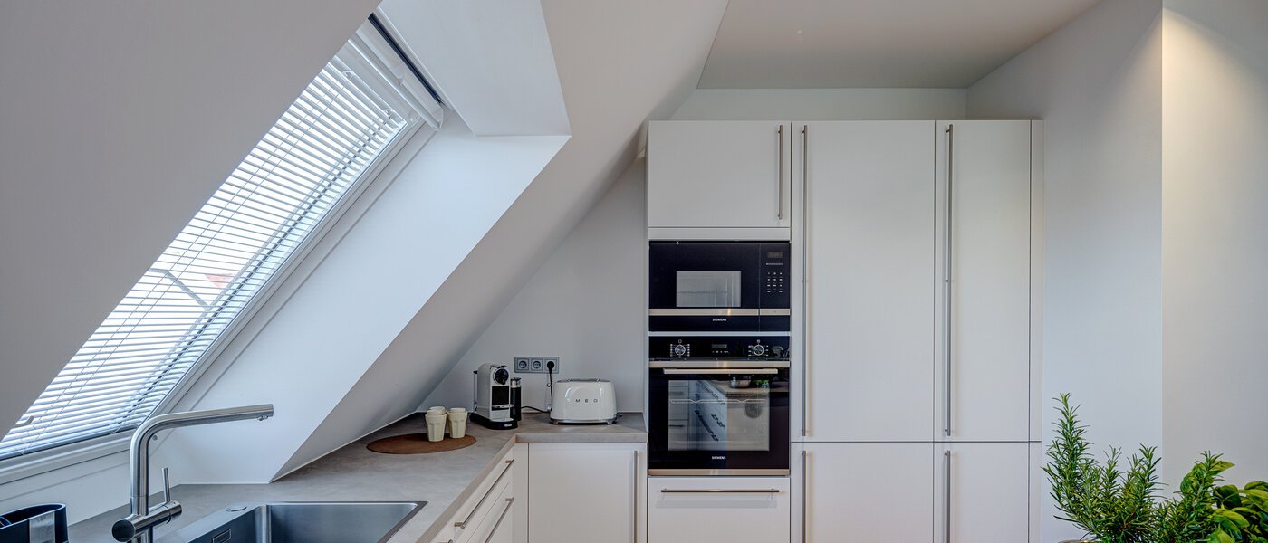 Maisonette lakás München Neuhausen 01 Konyha 13127