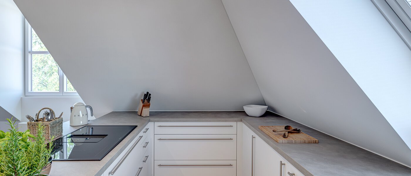 Maisonette lakás München Neuhausen 02 Konyha 13127