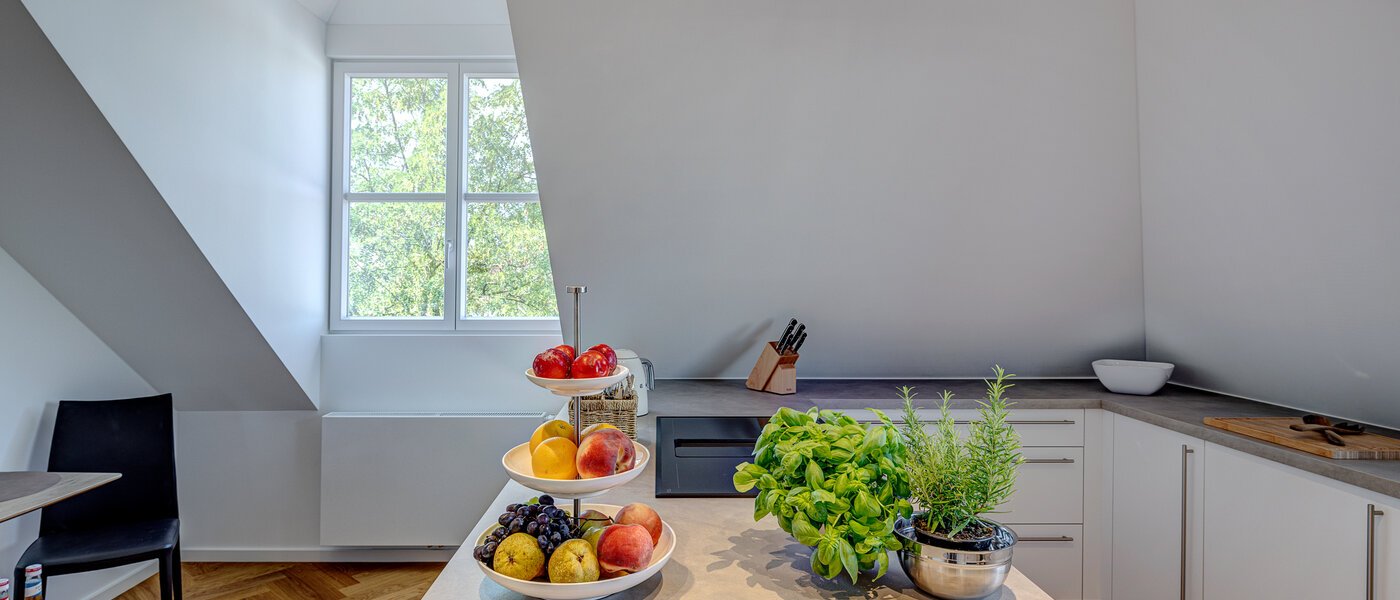 Maisonette lakás München Neuhausen 03 Konyha 13127