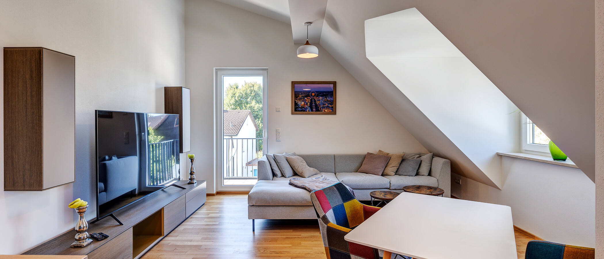Loftsleilighet München Trudering 02 Stue og oppholdsrom 13137