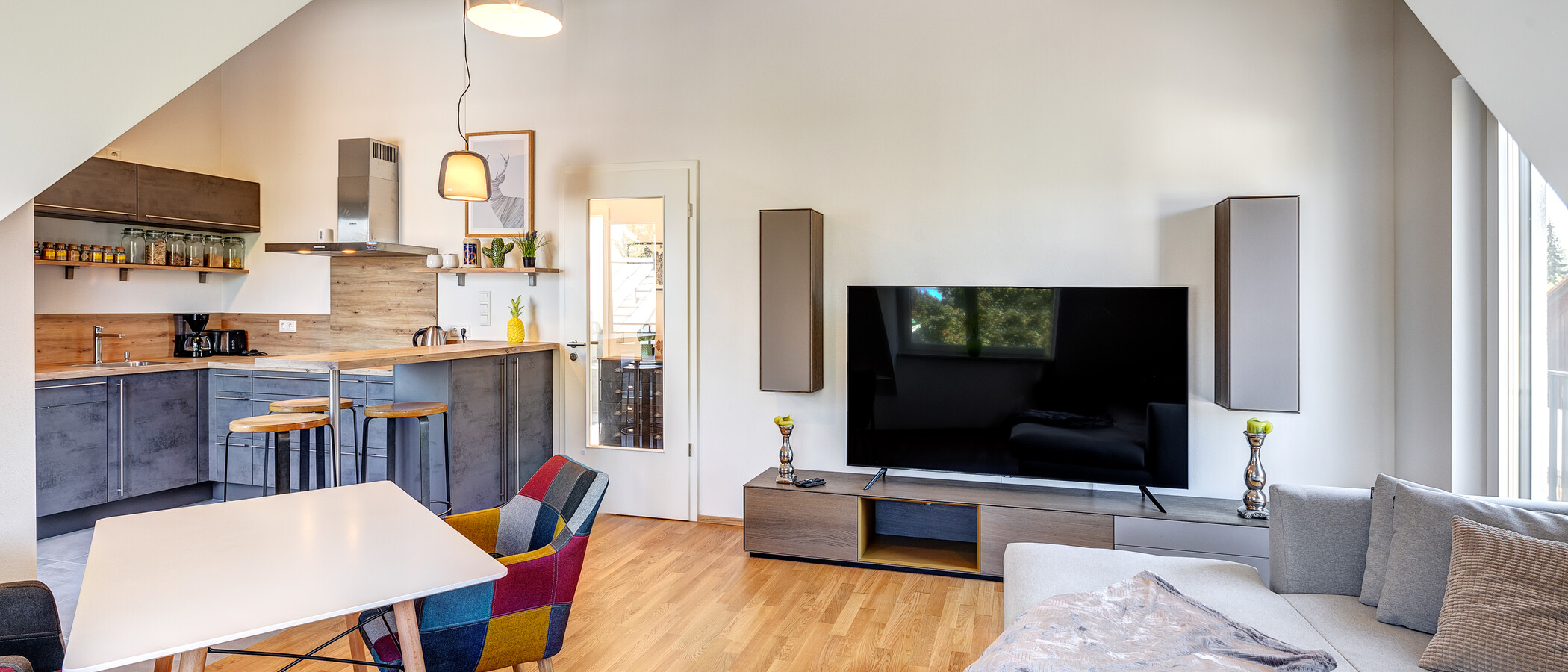 Loftsleilighet München Trudering 03 Stue og oppholdsrom 13137