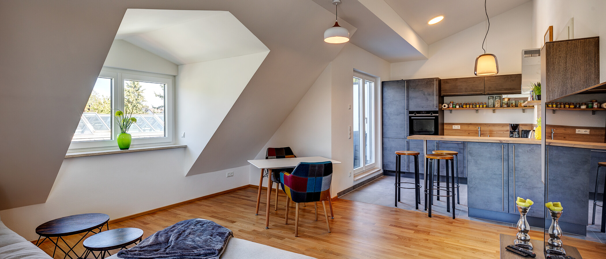 Loftsleilighet München Trudering 04 Stue og oppholdsrom 13137