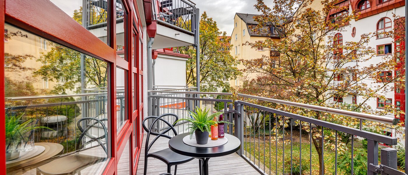 Плоский München Schwanthalerhöhe 01 Балкон 13142