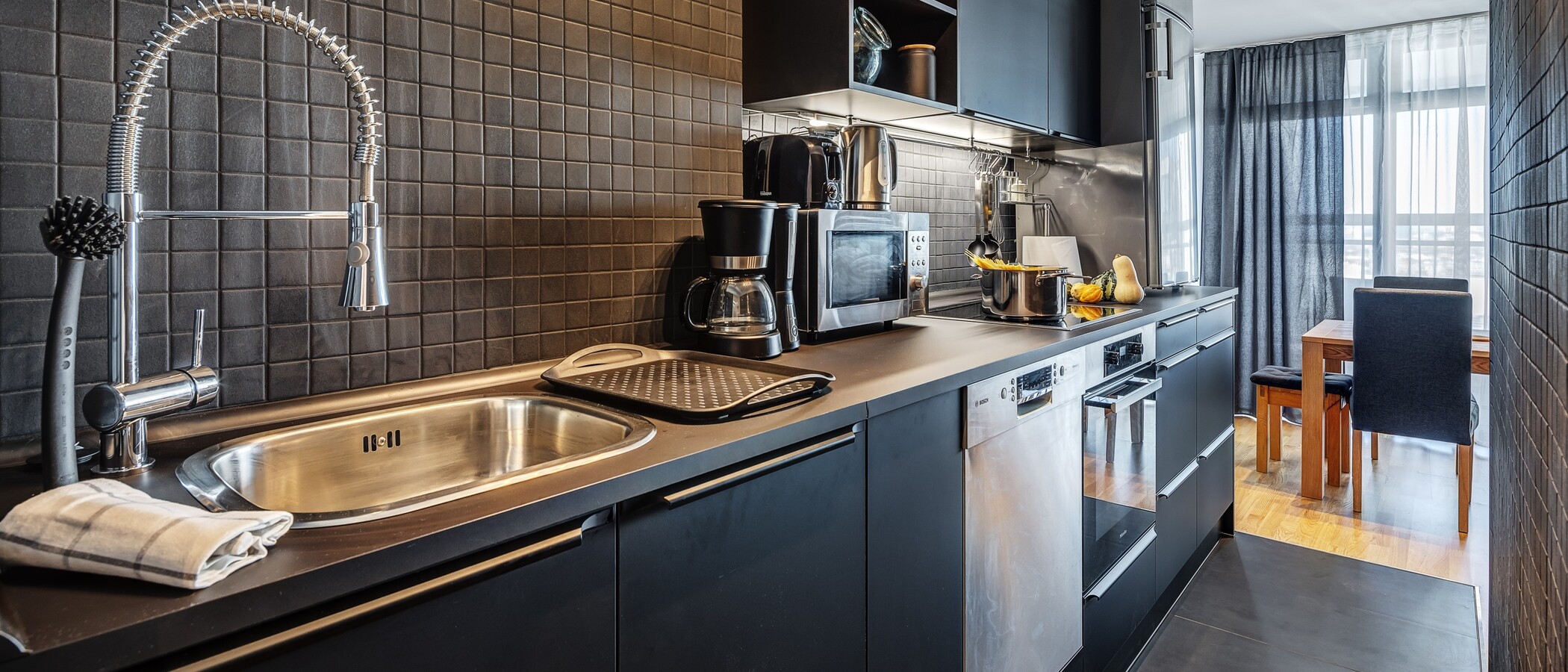 Maisonette lakás München Olympiadorf 01 Konyha 13150