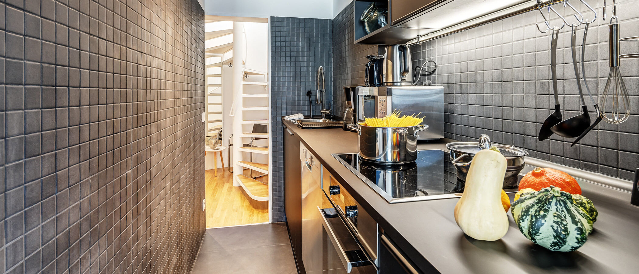 Maisonette lakás München Olympiadorf 03 Konyha 13150
