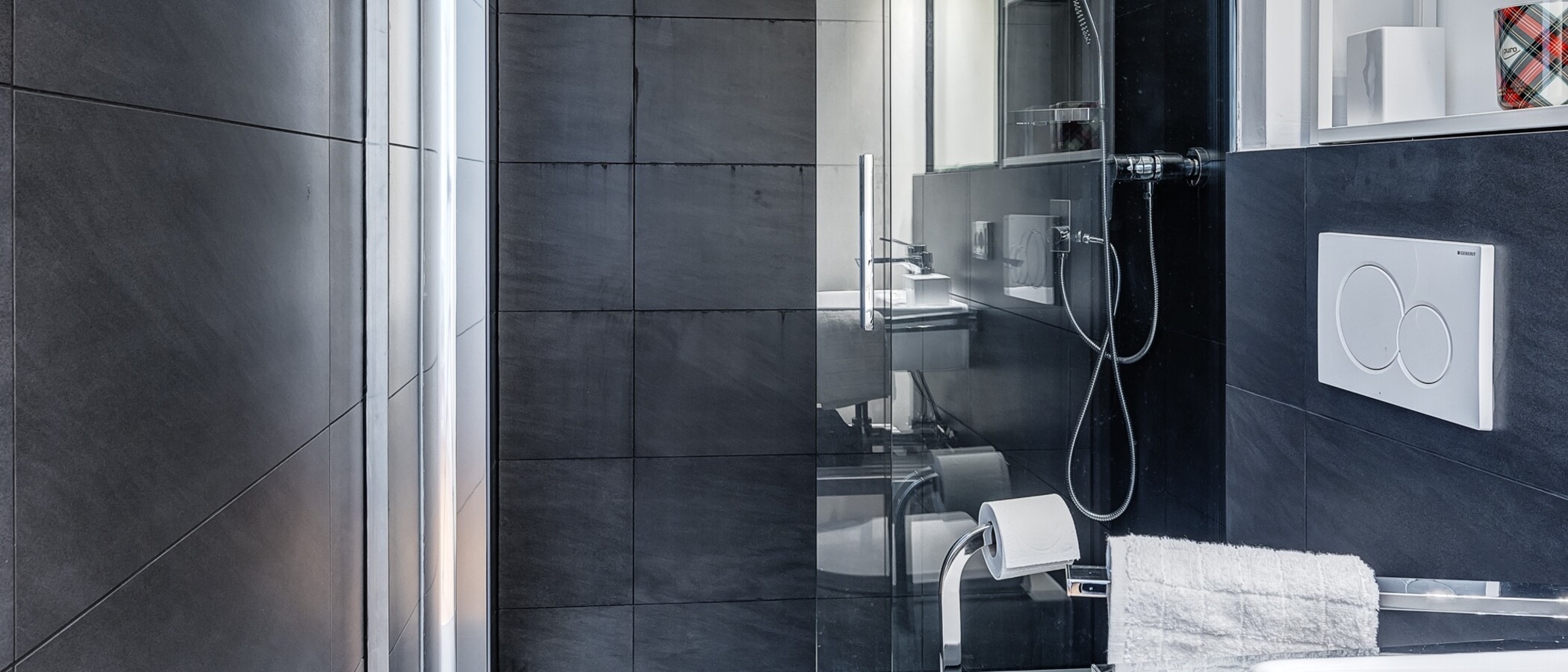 Maisonette lakás München Olympiadorf 01 2. fürdőszoba 13150