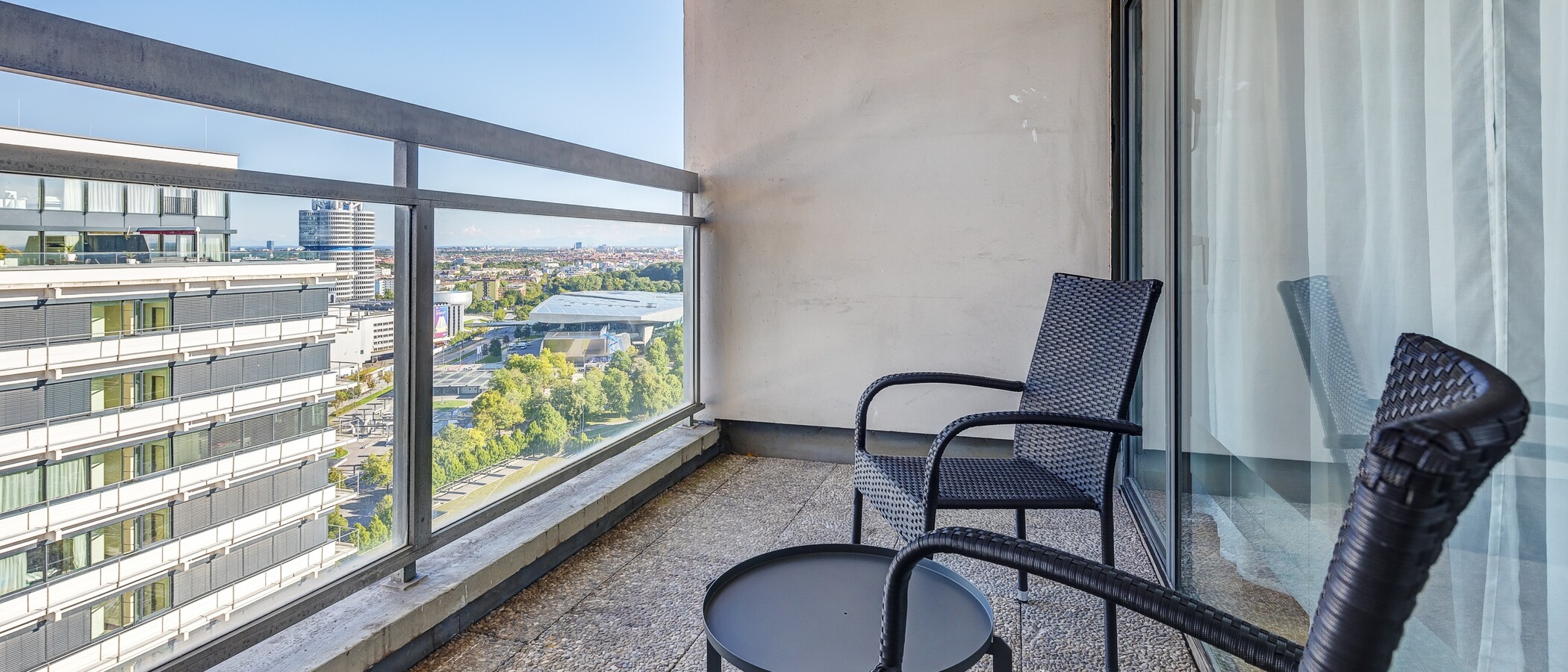Maisonette lakás München Olympiadorf 02 1. loggia 13150