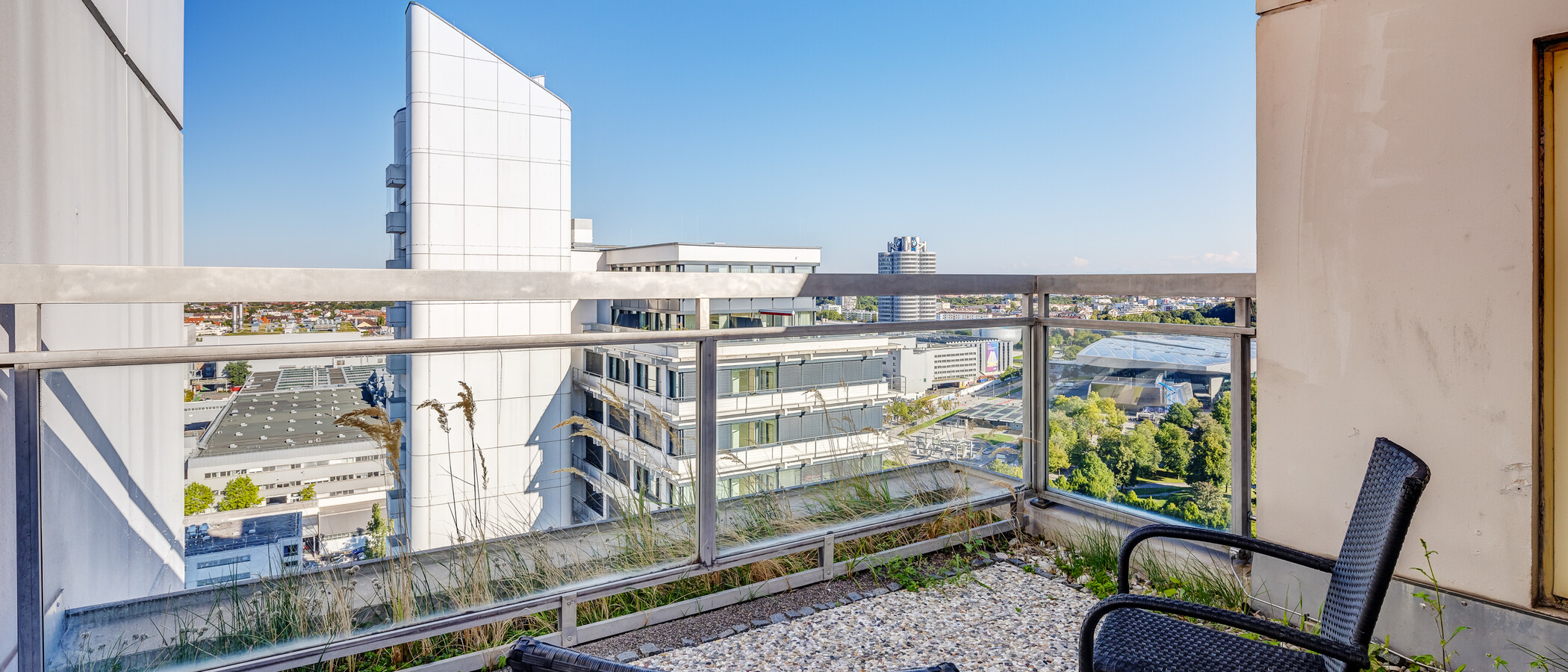 Maisonette lakás München Olympiadorf 01 1. tetőterasz 13150