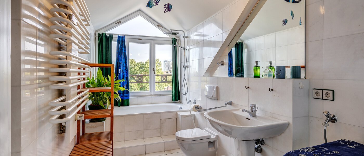 Ploché München Schwabing (links der Leopoldstraße) 01 Koupelna 13164